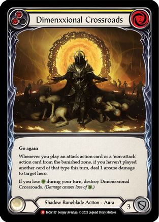 Dimenxxional Crossroads (MON157) [Monarch] Unlimited Edition Rainbow Foil - Deck Out Gaming
