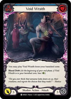 Void Wraith (Blue) (MON211) [Monarch] 1st Edition Rainbow Foil - Deck Out Gaming
