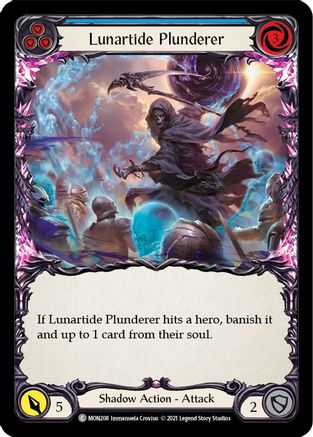 Lunartide Plunderer (Blue) (MON208) [Monarch] Unlimited Edition - Deck Out Gaming