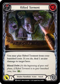 Rifted Torment (Red) (MON177) [Monarch] Unlimited Edition Rainbow Foil - Deck Out Gaming