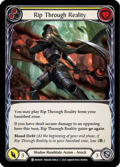 Rip Through Reality (Yellow) (MON181) [Monarch] 1st Edition Rainbow Foil - Deck Out Gaming
