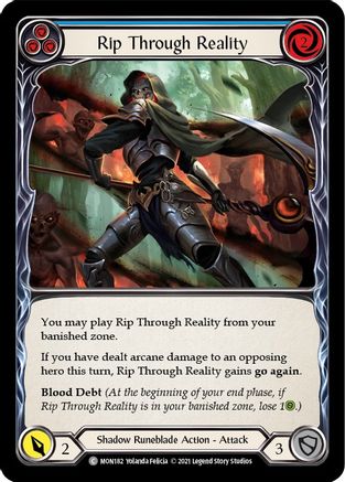 Rip Through Reality (Blue) (MON182) [Monarch] 1st Edition - Deck Out Gaming