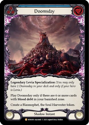 Doomsday (MON189) [Monarch] 1st Edition Cold Foil - Deck Out Gaming