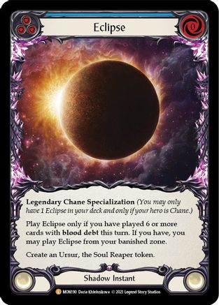 Eclipse (MON190) [Monarch] Unlimited Edition Rainbow Foil - Deck Out Gaming