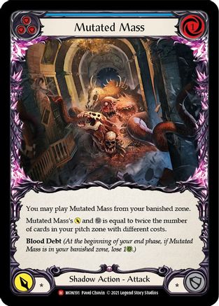 Mutated Mass (MON191) [Monarch] Unlimited Edition Rainbow Foil - Deck Out Gaming
