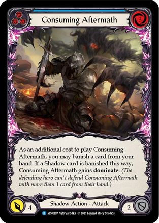 Consuming Aftermath (Blue) (MON197) [Monarch] 1st Edition - Deck Out Gaming