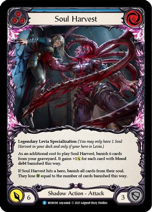 Soul Harvest (MON198) [Monarch] Unlimited Edition Rainbow Foil - Deck Out Gaming