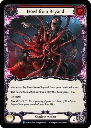 Howl from Beyond (Red) (MON200) [Monarch] 1st Edition - Deck Out Gaming
