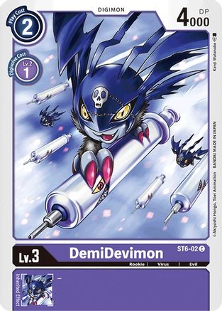 DemiDevimon (ST6-02) [Starter Deck 06: Venomous Violet] - Deck Out Gaming