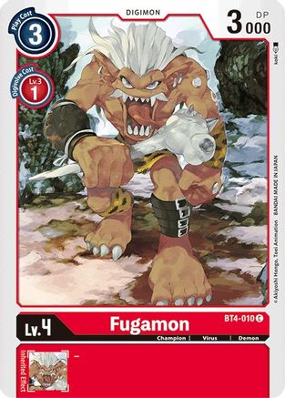 Fugamon (BT4-010) [Great Legend] - Deck Out Gaming