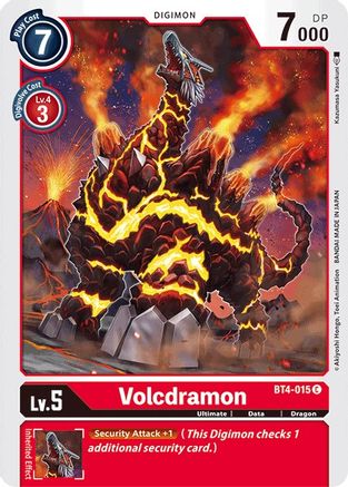 Volcdramon (BT4-015) [Great Legend] - Deck Out Gaming