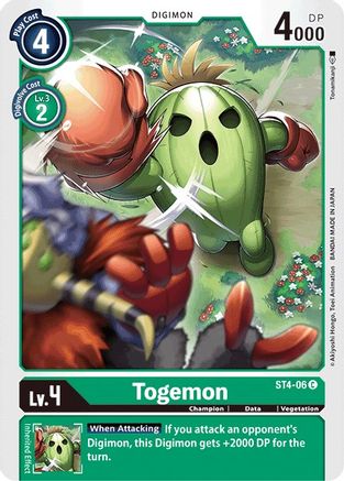 Togemon (ST4-06) [Starter Deck 04: Giga Green] - Deck Out Gaming