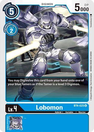 Lobomon (BT4-025) [Great Legend] - Deck Out Gaming