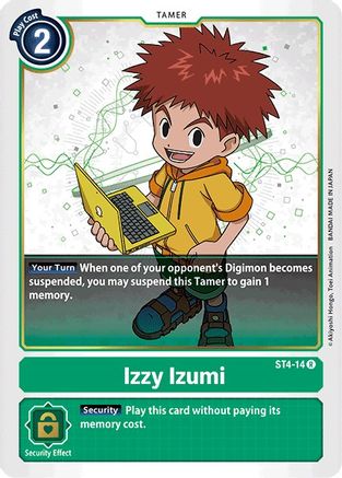 Izzy Izumi (ST4-14) [Starter Deck 04: Giga Green] - Deck Out Gaming