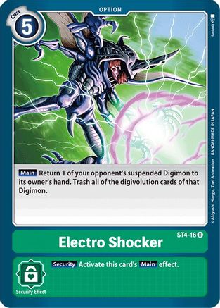 Electro Shocker (ST4-16) [Starter Deck 04: Giga Green] - Deck Out Gaming