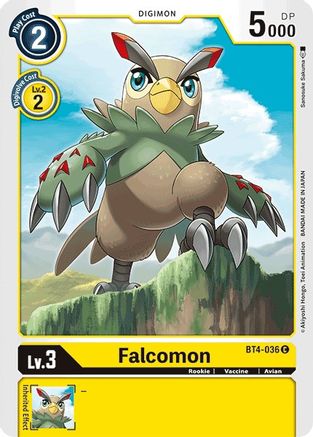 Falcomon (BT4-036) [Great Legend] - Deck Out Gaming