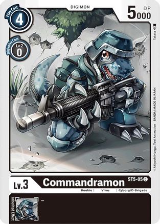 Commandramon (ST5-05) [Starter Deck 05: Machine Black] - Deck Out Gaming