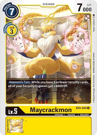 Maycrackmon (BT4-045) [Great Legend] - Deck Out Gaming