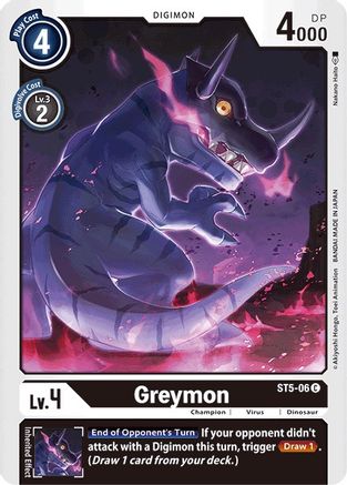 Greymon (ST5-06) [Starter Deck 05: Machine Black] - Deck Out Gaming