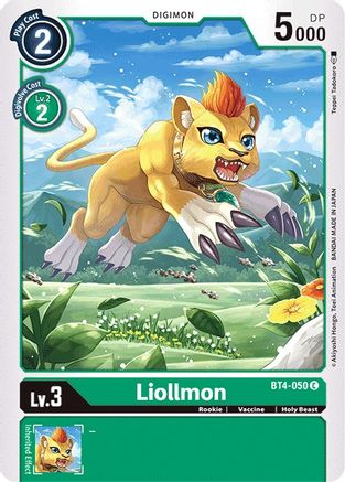 Liollmon (BT4-050) [Great Legend] - Deck Out Gaming
