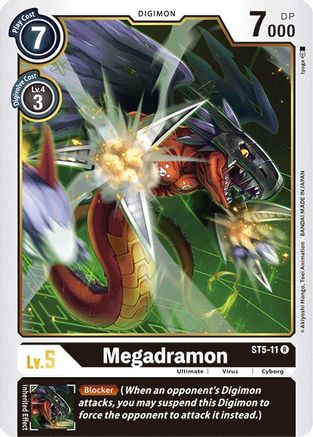 Megadramon (ST5-11) [Starter Deck 05: Machine Black] - Deck Out Gaming