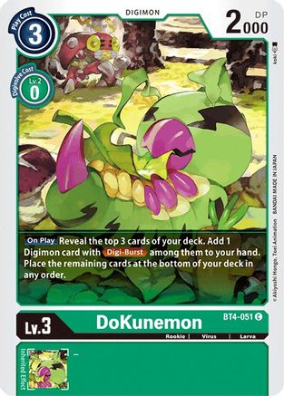 DoKunemon (BT4-051) [Great Legend] - Deck Out Gaming