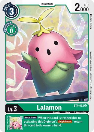 Lalamon (BT4-052) [Great Legend] - Deck Out Gaming