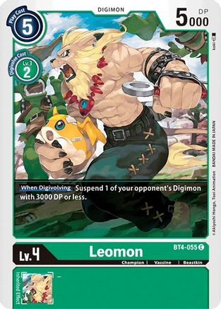 Leomon (BT4-055) [Great Legend] - Deck Out Gaming