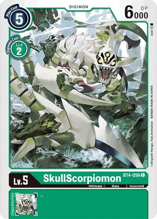 SkullScorpiomon (BT4-056) [Great Legend] - Deck Out Gaming