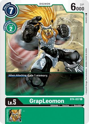 GrapLeomon (BT4-057) [Great Legend] - Deck Out Gaming