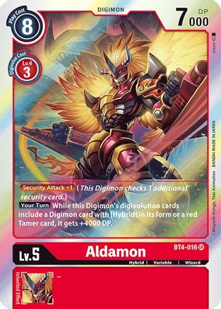 Aldamon (BT4-016) [Great Legend] Foil - Deck Out Gaming