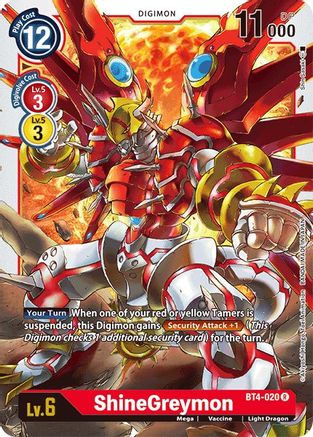 ShineGreymon (BT4-020) [Great Legend] - Deck Out Gaming