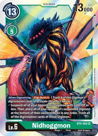 Nidhoggmon (BT4-062) [Great Legend] Foil - Deck Out Gaming