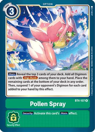 Pollen Spray (BT4-107) [Great Legend] - Deck Out Gaming