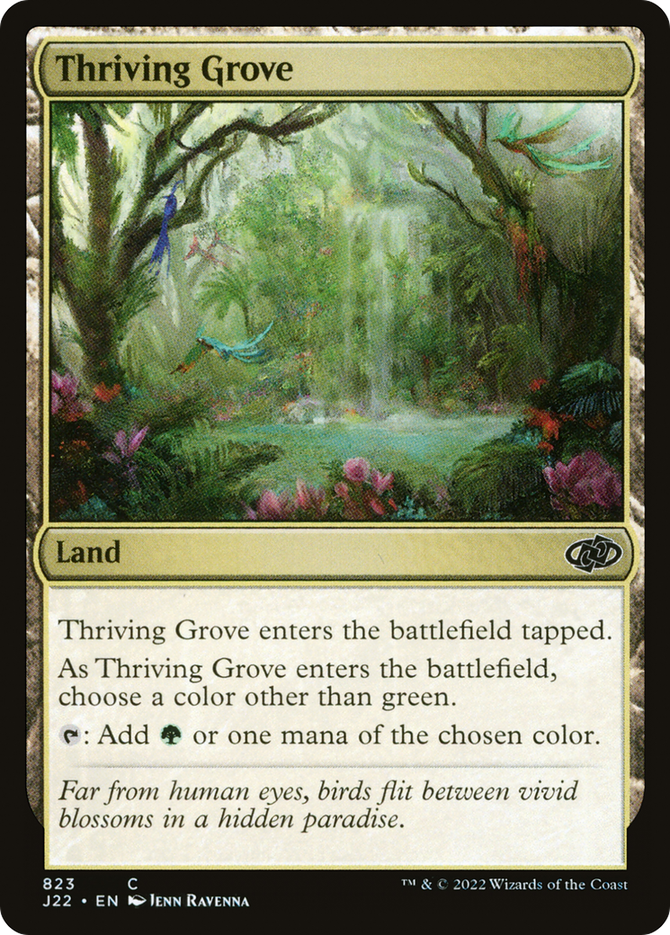 Thriving Grove (823) [Jumpstart 2022] - Deck Out Gaming