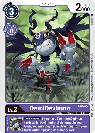 DemiDevimon - P-034 (P-034) [Digimon Promotion Cards] - Deck Out Gaming