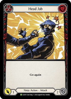 Head Jab (Blue) - LGS019 (LGS019) [Flesh and Blood: Promo Cards] Rainbow Foil - Deck Out Gaming