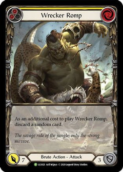 Wrecker Romp (Yellow) - LGS021 (LGS021) [Flesh and Blood: Promo Cards] Rainbow Foil - Deck Out Gaming