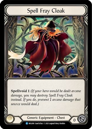 Spell Fray Cloak (BOL006) [Blitz Deck: Monarch - Boltyn] - Deck Out Gaming