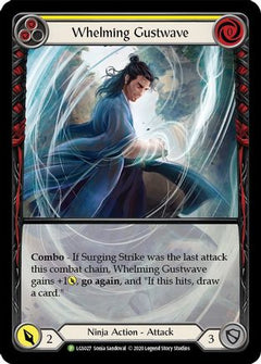 Whelming Gustwave (Yellow) - LGS027 (LGS027) [Flesh and Blood: Promo Cards] Rainbow Foil - Deck Out Gaming