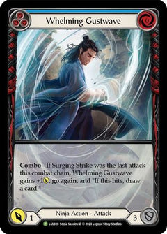 Whelming Gustwave (Blue) - LGS028 (LGS028) [Flesh and Blood: Promo Cards] Rainbow Foil - Deck Out Gaming