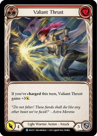 Valiant Thrust (BOL017) [Blitz Deck: Monarch - Boltyn] - Deck Out Gaming