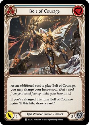 Bolt of Courage (Blue) (BOL022) [Blitz Deck: Monarch - Boltyn] - Deck Out Gaming