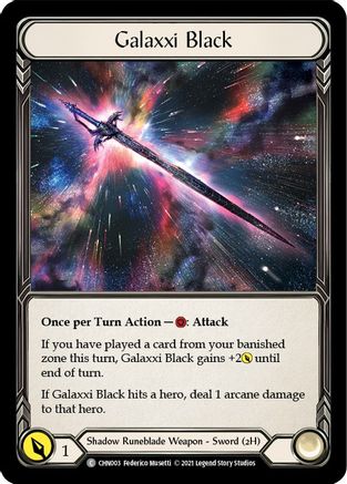 Galaxxi Black (CHN003) [Blitz Deck: Monarch - Chane] - Deck Out Gaming