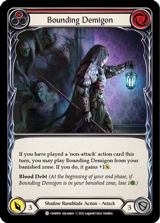Bounding Demigon (Red) (CHN009) [Blitz Deck: Monarch - Chane] - Deck Out Gaming
