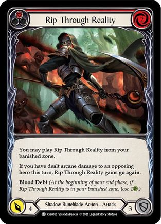 Rip Through Reality (Red) (CHN013) [Blitz Deck: Monarch - Chane] - Deck Out Gaming