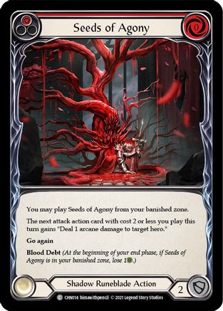 Seeds of Agony (Red) (CHN014) [Blitz Deck: Monarch - Chane] - Deck Out Gaming
