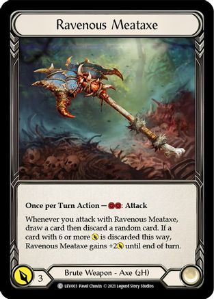 Ravenous Meataxe (LEV003) [Blitz Deck: Monarch - Levia] - Deck Out Gaming