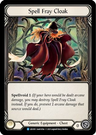 Spell Fray Cloak (LEV005) [Blitz Deck: Monarch - Levia] - Deck Out Gaming