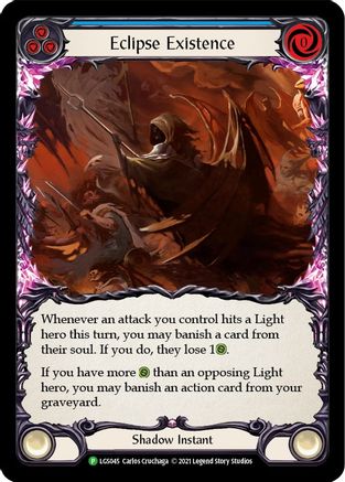Eclipse Existence - LGS045 (LGS045) [Flesh and Blood: Promo Cards] Cold Foil - Deck Out Gaming